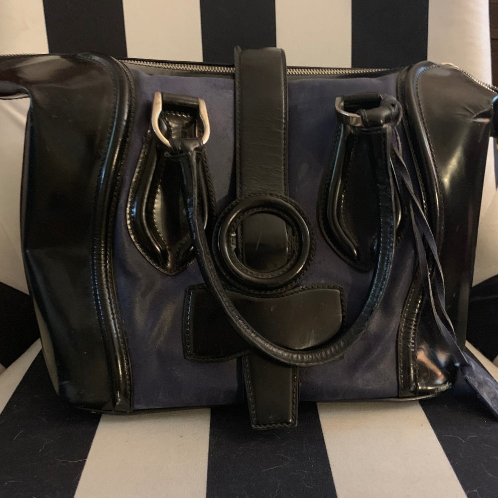 Authentic BALENCIAGA Bicolor wide tote